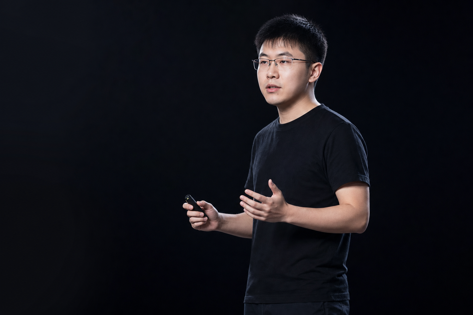 OneShowAILab founder side keynote portrait